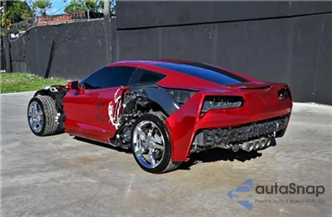 2014 Chevrolet Corvette Stingray 3Lt from USA, damaged, VIN 1G1YF2D7XE5110870